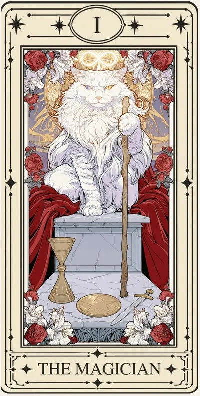 The Magician (마법사) 카드 그림