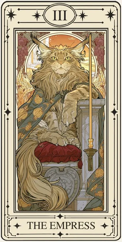 The Empress (여황제) 카드 그림