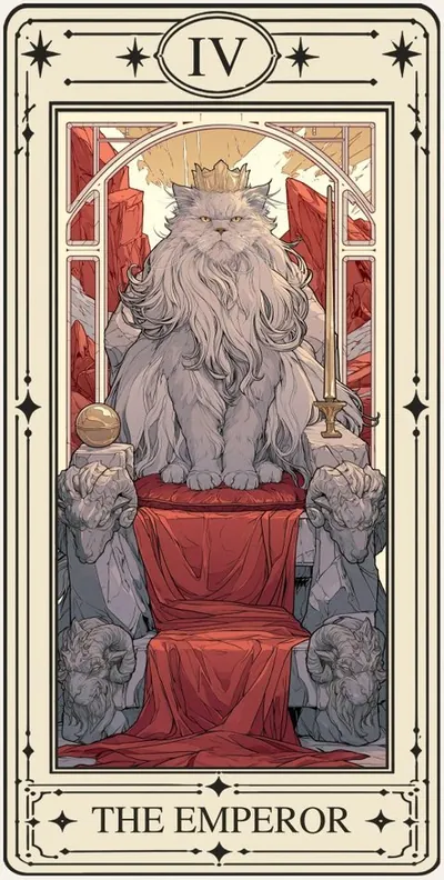 The Emperor (황제) 카드 그림