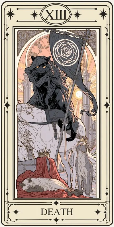 Death (죽음) 카드 그림