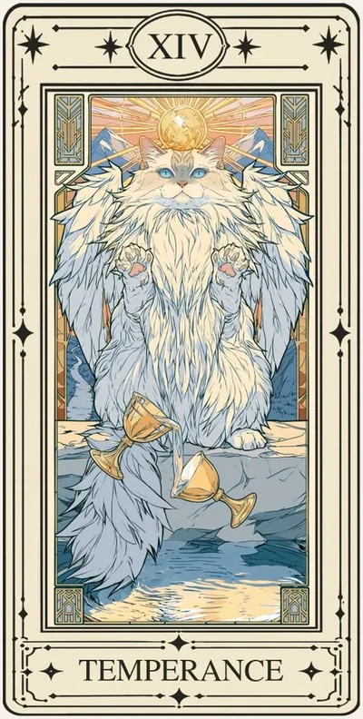 Temperance (절제) 카드 그림