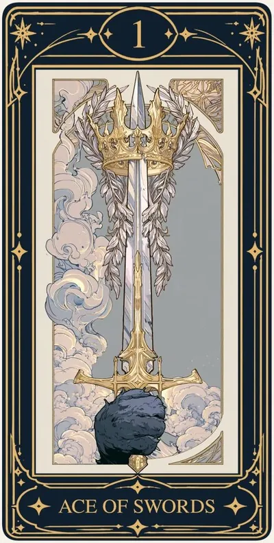 Ace of Swords (소드 에이스) 카드 그림